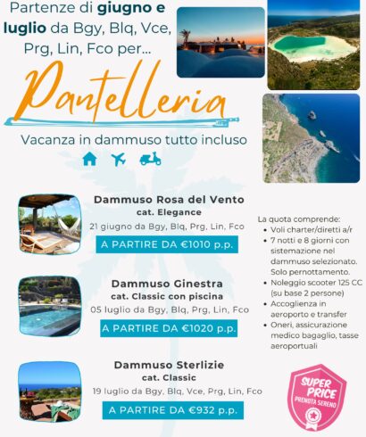 Vivere e Viaggiare - Italia - Pantelleria - Offerta