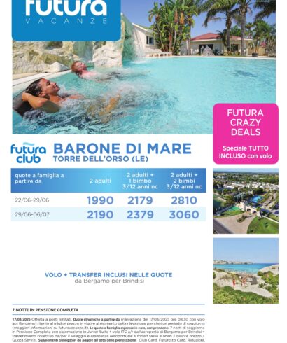 Vivere e Viaggiare - Italia - Puglia - Offerta