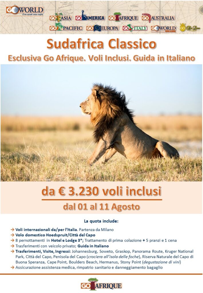 Vivere e Viaggiare - Sudafrica - Offerta
