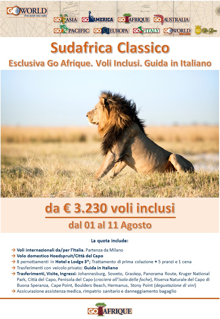 Vivere e Viaggiare - Sudafrica - Offerta