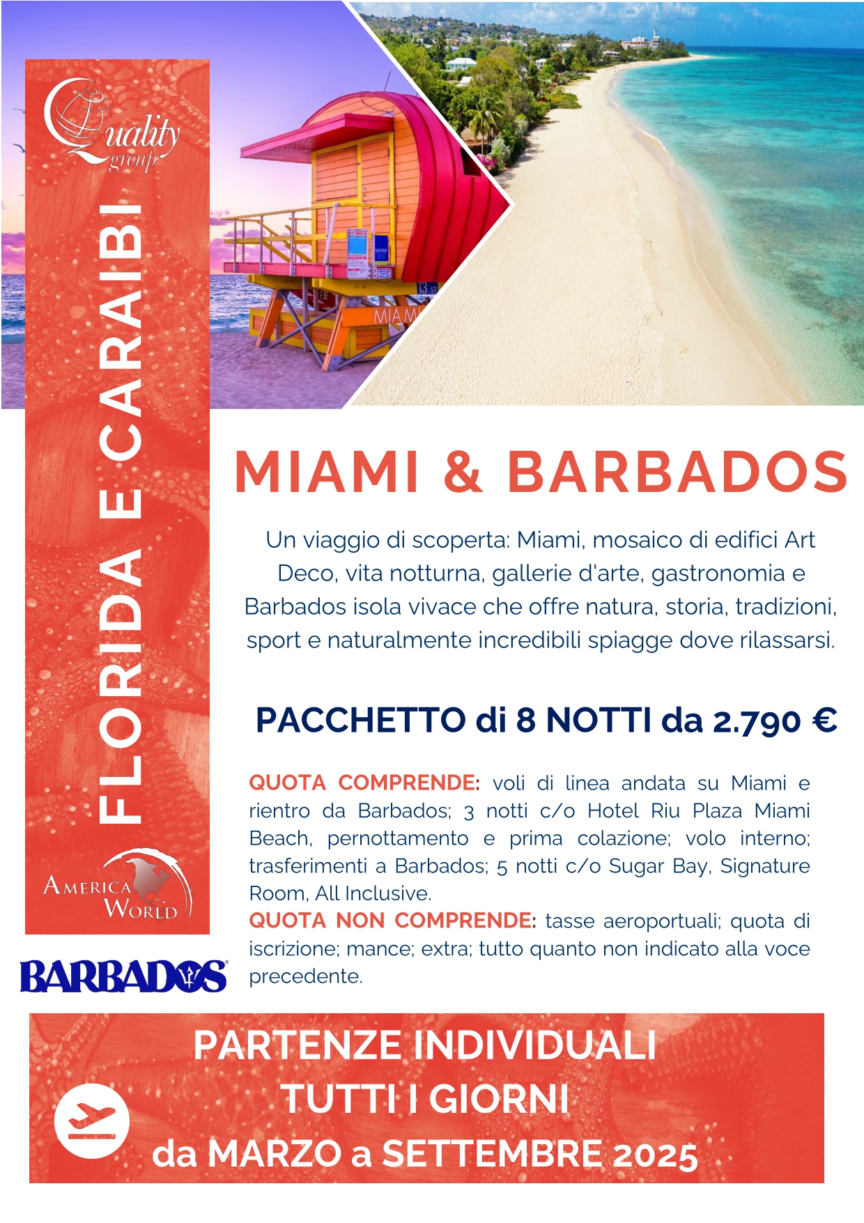Vivere e Viaggiare - USA e Barbados - Offerta