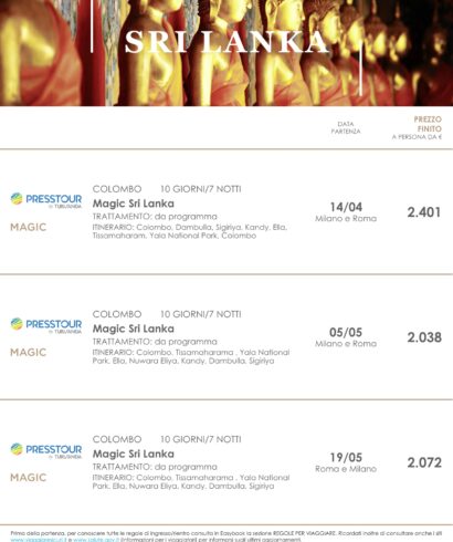Vivere e Viaggiare - Sri Lanka 2 - Offerta