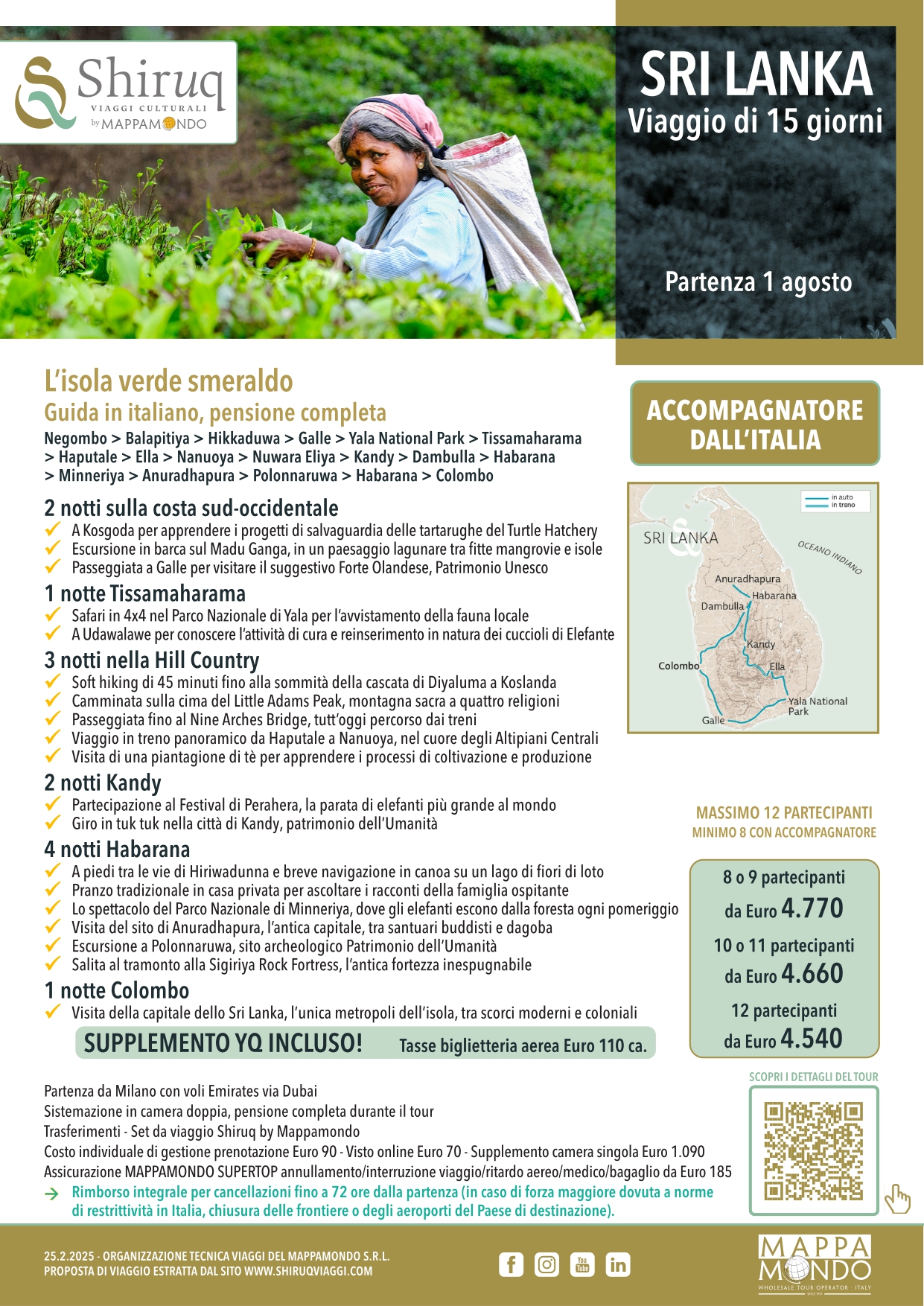 Vivere e Viaggiare - Sri Lanka - Offerta
