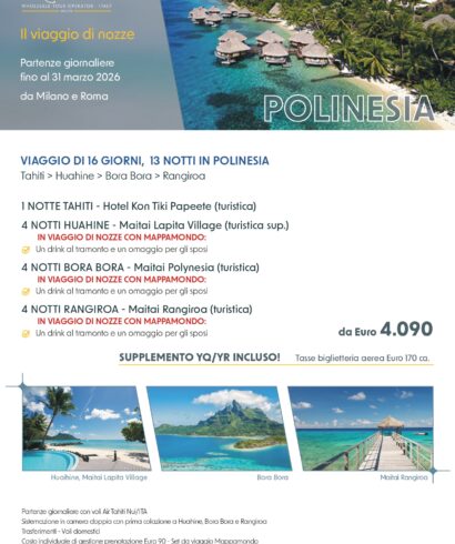 Vivere e Viaggiare - Polinesia